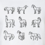 Лошадки в карандаше