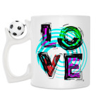 Кружка с футбольным мячиком