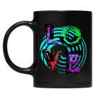 Кружка цветная UV-DTF