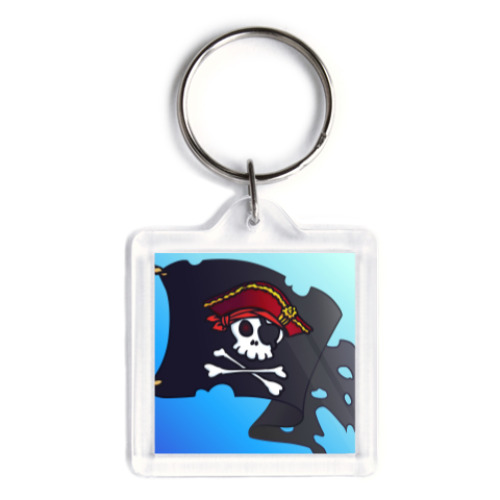 Брелок с принтом Веселый Роджер