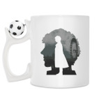 Кружка с футбольным мячиком