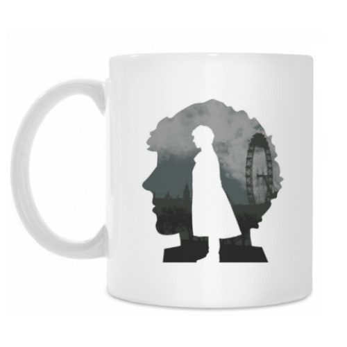 Кружка с принтом Sherlock