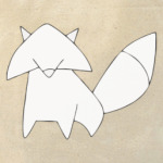 Лисенок контур