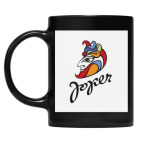 Кружка цветная UV-DTF