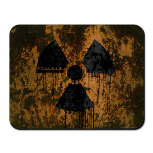 Коврик для мыши с принтом Радиация