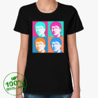 Женская футболка органик