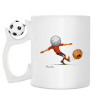 Кружка с футбольным мячиком