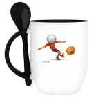 Кружка с ложкой