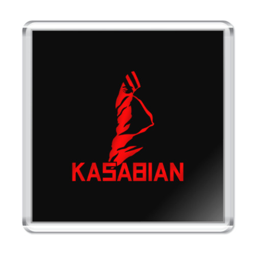 Магнит с принтом Kasabian