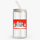 Банка с бамбуковой крышкой