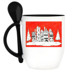 Кружка с ложкой