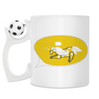 Кружка с футбольным мячиком