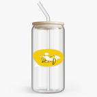 Банка с бамбуковой крышкой