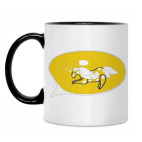 Кружка двухцветная