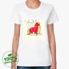 Женская футболка органик