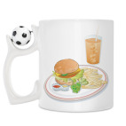 Кружка с футбольным мячиком
