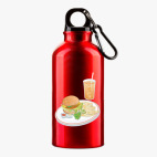 Металлическая бутылка 400 мл UV-DTF