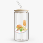 Банка с бамбуковой крышкой