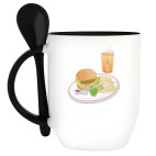 Кружка с ложкой