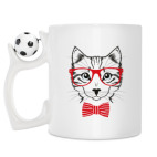 Кружка с футбольным мячиком