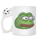 Кружка с футбольным мячиком