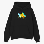 Толстовка худи оверсайз