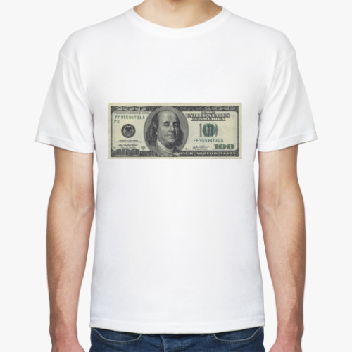Футболка с принтом Dollar usa