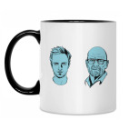 Кружка двухцветная