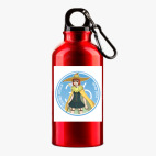 Металлическая бутылка 400 мл UV-DTF