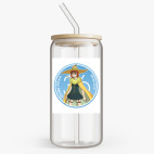 Банка с бамбуковой крышкой