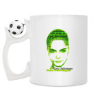 Кружка с футбольным мячиком