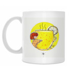 Желтая чашка