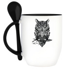 Кружка с ложкой