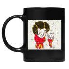 Кружка цветная UV-DTF