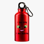 Металлическая бутылка 400 мл UV-DTF