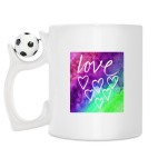 Кружка с футбольным мячиком
