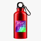 Металлическая бутылка 400 мл UV-DTF