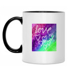 Кружка двухцветная