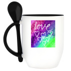 Кружка с ложкой