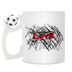 Кружка с футбольным мячиком