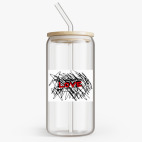 Банка с бамбуковой крышкой