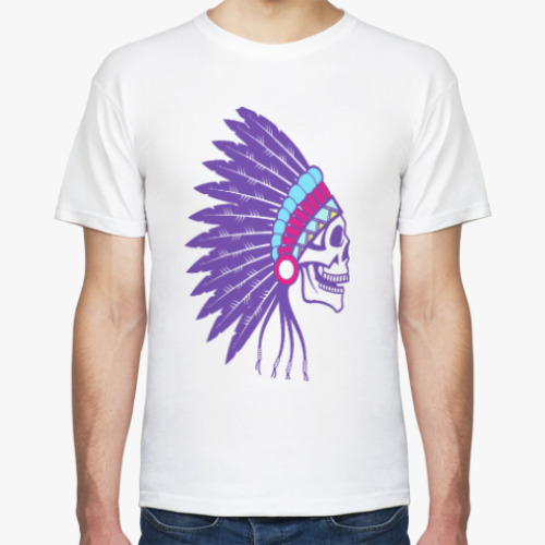 Футболка с принтом Индеец