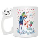 Кружка с футбольным мячиком