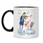 Кружка двухцветная