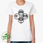 Женская футболка органик