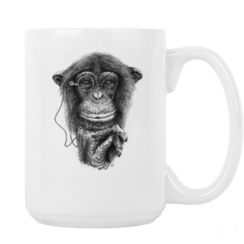 Кружка с принтом Monkey