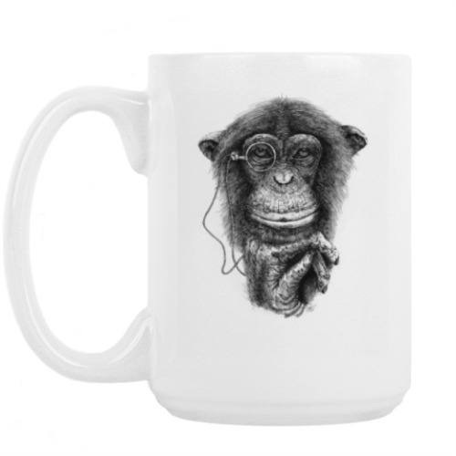Кружка с принтом Monkey
