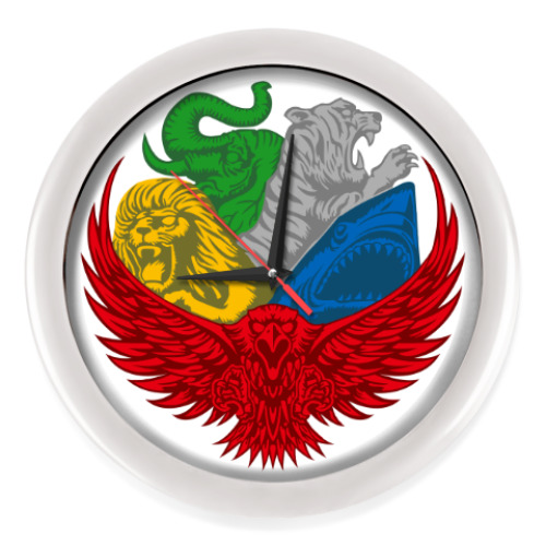 Настенные часы с принтом ANiMALS