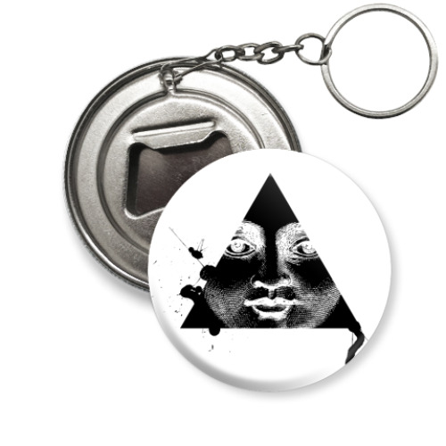 Брелок-открывашка с принтом 'Triangle'