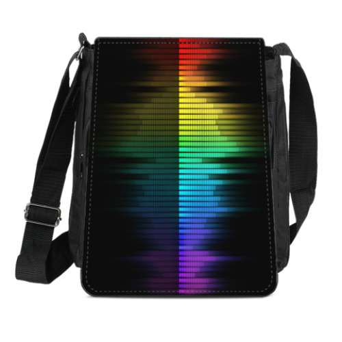 Сумка-планшет с принтом Эквалайзер